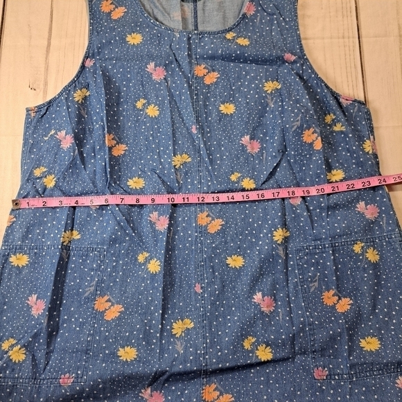 NWT CJ Banks Floral Denim Dress 20/22W - Picture 6 of 15